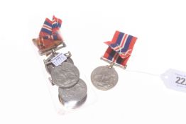 Six named WWII Africa medals