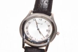 Gucci stainless steel calendar wrist watch