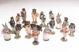 Seventeen boxed John Beswick Country Folk figures,