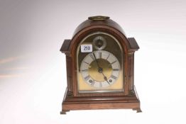 Early 20th Century oak mantel clock
