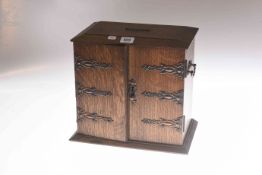 Oak smokers cabinet