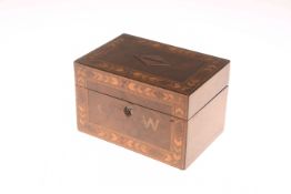 Victorian Tunbridge inlaid walnut collection box, 19.