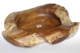 Naturalistic wood bowl
