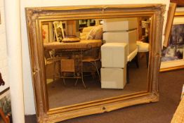 Large period style gilt framed mirror