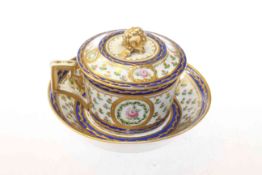 Sevres style chocolate up,