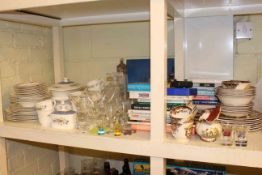 Royal Doulton Pastorale table china, glassware, books,