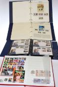 Collection of commemorative Royalty stamps and First Day covers in four albums