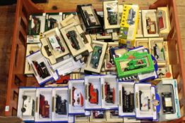 Collection of boxed model vehicles including Days Gone and Oxford Diecast