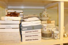 Old Royal tea service, collectors plates,