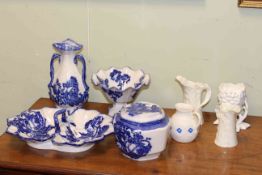 Two Royal Worcester jugs, moulded jug and vase,