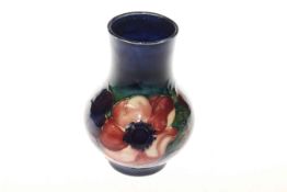 Moorcroft anemone vase