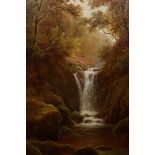 WILLIAM MELLOR (1851-1931), FALCON GHYLL, NEAR KESWICK, CUMBERLAND, signed lower left,
