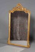 A FRENCH 19TH CENTURY GILT-COMPOSITION MIRROR,