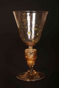 A CONTINENTAL CORDIAL GLASS, late 18th Century,