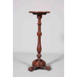 A WILLIAM IV MAHOGANY CANDLESTAND,