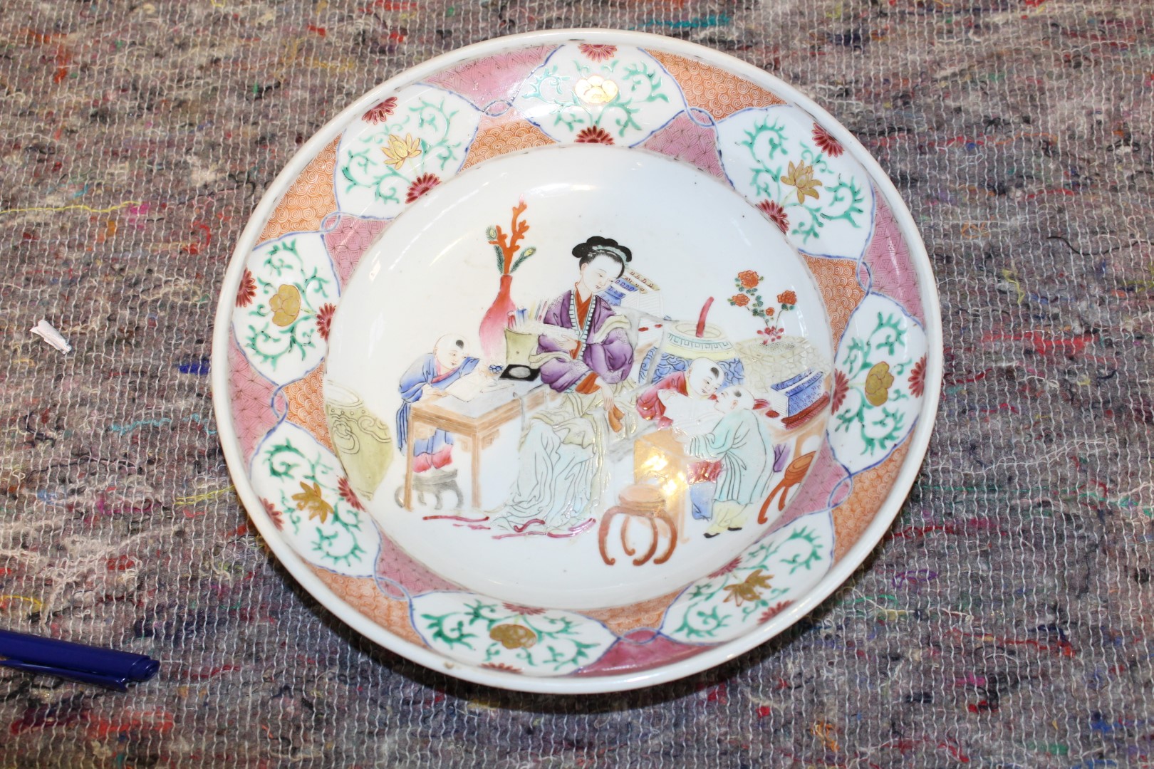 A CHINESE FAMILLE ROSE BOWL, - Image 4 of 5