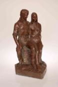 AFTER OPHELIA GORDON BELL (BRITISH 1915-75) "POEM", A LIMITED EDITION COLD CAST BRONZE, no.
