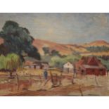 MARY PACKER (SOUTH AFRICAN, 1892-1977), OLD HIGHYELD FARM, signed lower right, oil on canvas board,