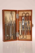 A JAPANESE ARMY FIELD DOCTOR'S SURGICAL KIT, World War II period,