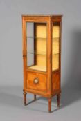 A SMALL FRENCH GILT-METAL MOUNTED VITRINE,