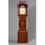 A VICTORIAN MAHOGANY EIGHT-DAY LONGCASE CLOCK,