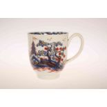 A LIVERPOOL JAMES PENNINGTON COFFEE CUP, CIRCA 1780,
