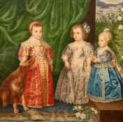 AFTER ANTHONY VAN DYCK, THE CHILDREN OF CHARLES I, unsigned,