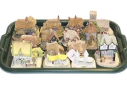 Collection of fifteen Coalport and Lilliput Lane cottages