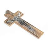 Wood and metal crucifix
