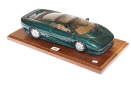 Mounted model of a Jaguar XJ220