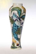 Moorcroft limited edition vase, decorated with two fish and foliage, 27cm, no.