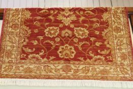 Ziegler rug with a red ground 1.90 by 1.