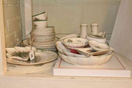 Collection of Spode 'Christmas Tree' table ware