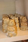 Thirteen Winnie the Pooh storage jars by The Walt Disney Co.