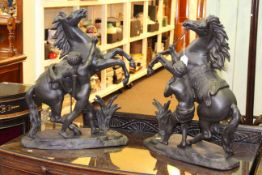 Large pair of Marley horse,