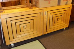 Labyrinth Collection contemporary two door sideboard