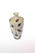 Moorcroft vase, Bramble Revisited pattern,