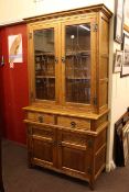Old Charm leaded glazed door top cabinet
