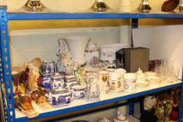 Ringtons, Lustre ware, commemorative ware, collectors plates, glassware, bisque figures,