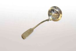 Victorian silver sauce ladle,