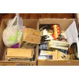 Collection of James Bond items, stamps, cigarette cards, power tools,