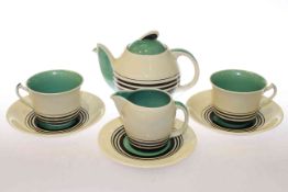 Susie Cooper Crown Works tea service for two,