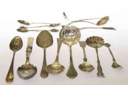 Collection of mainly silver spoons,