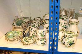 Collection of Masons 'Chartreuse' tea and dinnerware,