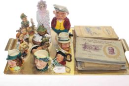 Hummel figures, cigarette card albums,