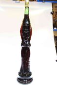 Large figural bottle of Italian red wine