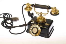 Vintage dial telephone by KJOBENHAVNS TELEFON
