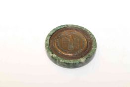 WWII Nazi Officers paperweight