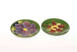 Two Moorcroft pin dishes