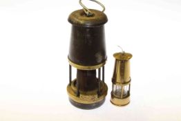 Wolf safety lamp and a model miners lamp (2)